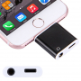 Адаптер / преходник от lightning към 3,5 mm жак с lightning конектор за Apple iPhone 8 / 8 Plus / 7 / 7 Plus / 6S / 6S Plus / 6 / 6 Plus