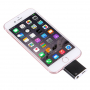 Адаптер / преходник от lightning към 3,5 mm жак с lightning конектор за Apple iPhone 8 / 8 Plus / 7 / 7 Plus / 6S / 6S Plus / 6 / 6 Plus