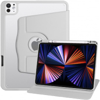 Въртящ се калъф 360° с място за Apple Pencil за iPad Pro 11" (2024/2025) - сиво