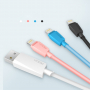 ROCK lightning кабел със сертификат MFi за синхронизиране и зареждане за Apple iPhone / iPad / iPod - černý - 2m