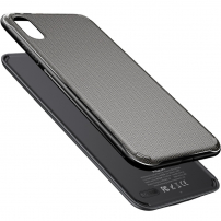 ROCK магнитен кейс с безжична външна батерия 5000mAh за iPhone XS Max - черна