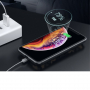 ROCK магнитен кейс с безжична външна батерия 5000mAh за iPhone XS Max - черна