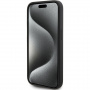 Karl Lagerfeld Karl Script Logo силиконов калъф за iPhone 15 Pro - черен