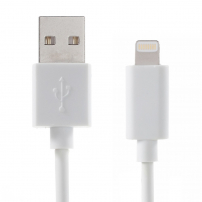 OPSO lightning кабел за синхронизиране и зареждане с MFi сертификат за Apple iPhone / iPad / iPod - бял - 2m