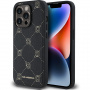 Калъф Karl Lagerfeld Karl Heads Pattern с MagSafe за iPhone 14 Pro Max - черен