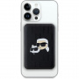 Karl Lagerfeld Embossed K&CH Heads външна батерия MagSafe с порт USB-C - 5 000 mAh - черна