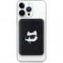 Karl Lagerfeld Embossed Choupette Head външна батерия MagSafe с порт USB-C - 5 000 mAh - черна