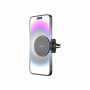 FIXED MagRound MagSafe 15W държач за вентилационна решетка за iPhone - черен