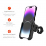 FIXED Bikee Plus универсален държач за колело за iPhone - черен