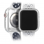 Dux Ducis предпазен калъф за Apple Watch 44mm - сребърна