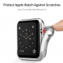Dux Ducis предпазен калъф за Apple Watch 44mm - сребърна