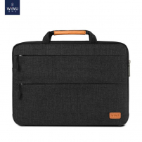 Мултифункционална чанта със стойка за MacBook 12" - черна