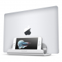 BESTAND 2в1 вертикална стойка за MacBook и iPad - сребърна