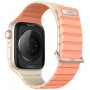Двустранна каишка UNIQ Revix Evo за Apple Watch 41 мм / 40 мм / 38 мм - розово-кремав