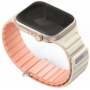 Двустранна каишка UNIQ Revix Evo за Apple Watch 41 мм / 40 мм / 38 мм - розово-кремав