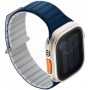 UNIQ Revix Evo двустранна каишка за Apple Watch Ultra 49 мм / 45 мм / 44 мм / 42 мм - синьо-сив