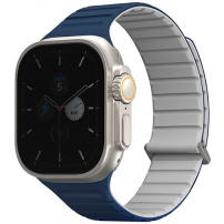 UNIQ Revix Evo двустранна каишка за Apple Watch Ultra 49 мм / 45 мм / 44 мм / 42 мм - синьо-сив