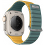 UNIQ Revix Evo двустранна каишка за Apple Watch Ultra 49 мм / 45 мм / 44 мм / 42 мм - петролно-жълто