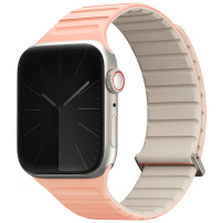 Двустранна каишка UNIQ Revix Evo за Apple Watch 41 мм / 40 мм / 38 мм - розово-кремав