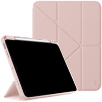 UNIQ Moven калъф със стойка оригами и място за Apple Pencil за iPad Air 11" (2024-2026) - розово