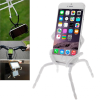 Универсална стойка / държач паяк за iPhone / iPod - бяла