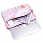 Неопренова чанта за iPad до 13" / MacBook до 14" - розов мрамор
