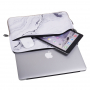 Неопренова чанта за iPad до 13" / MacBook до 14" - бял мрамор