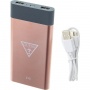 Guess външна батерия с безжично зареждане 8000mAh - розова