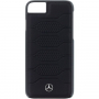 Mercedes Pattern устойчив кожен калъф за iPhone 7 / 8 - черна