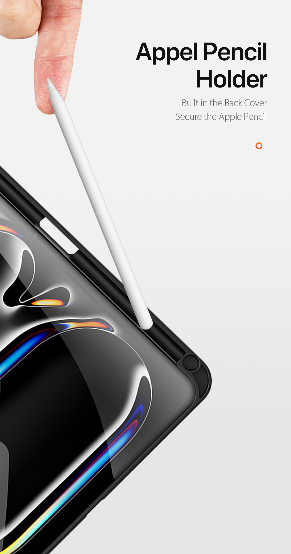 DUX DUCIS Domo калъф с място за Apple Pencil и функция заспиване за iPad Pro 11