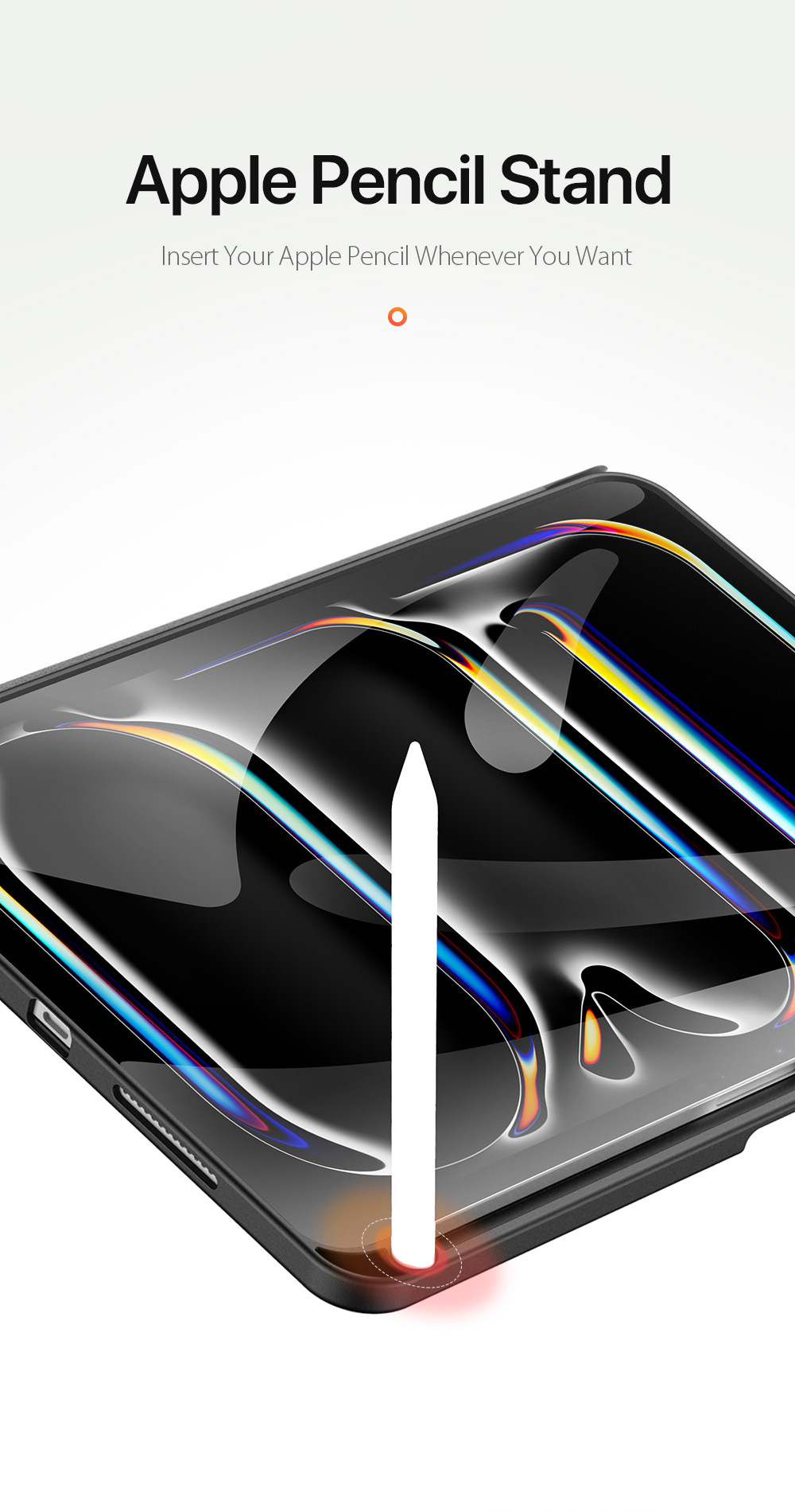 DUX DUCIS Domo калъф с място за Apple Pencil и функция заспиване за iPad Pro 11