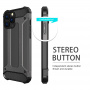 Супер устойчив калъф „Armor“ за iPhone 16 Pro Max - тъмносив