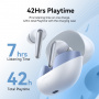 JOYROOM JR-FN2 безжични Bluetooth слушалки - бял