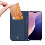 Сгъваем калъф DUX DUCIS Skin Pro за iPhone 16 Pro Max - тъмносин