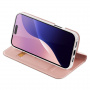 Сгъваем калъф DUX DUCIS Skin Pro за iPhone 16 Pro Max - розово-златен