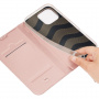 Сгъваем калъф DUX DUCIS Skin Pro за iPhone 16 Pro Max - розово-златен