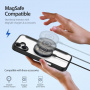 Сгъваем калъф DUX DUCIS Skin X с MagSafe за iPhone 16 - черно