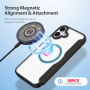 Сгъваем калъф DUX DUCIS Skin X с MagSafe за iPhone 16 - черно