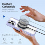 Сгъваем калъф DUX DUCIS Skin X с MagSafe за iPhone 16 Pro Max - синьо-сиво