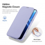 Сгъваем калъф DUX DUCIS Skin X с MagSafe за iPhone 16 Pro Max - синьо-сиво