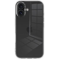 Лъскав прозрачен калъф за iPhone 16 - прозрачен