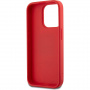 DKNY Stack Logo кейс с каишка за iPhone 15 Pro - червен
