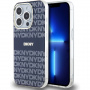 DKNY Repeat Pattern Tonal Stripe калъф с MagSafe за iPhone 13 Pro - тъмносин