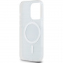 DKNY Repeat Pattern Tonal Stripe калъф с MagSafe за iPhone 13 Pro - тъмносин