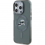 Karl Lagerfeld IML K&CH Heads Metal Frame кейс с MagSafe за iPhone 15 Pro Max - черен