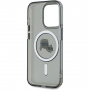 Karl Lagerfeld IML K&CH Heads Metal Frame кейс с MagSafe за iPhone 15 Pro Max - черен