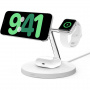 Belkin BOOST CHARGE™ PRO MagSafe 3in1 (Qi2) зарядна станция за iPhone / Apple Часовник / AirPods - бял