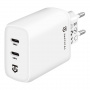 Tactical Base Plug Dual адаптер за зареждане с 2x USB-C порта - 40W - бял