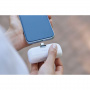 PURO Power Plug джобна powerbank с вграден USB-C конектор - 5 000 mAh - бяла
