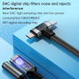 т-образен редуктор за аудио и зареждане 2в1 - 3,5 мм жак / USB-C към USB-C / Lightning - черен